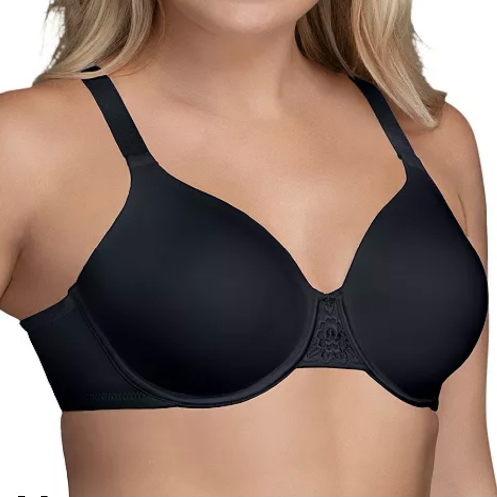 Vanity Fair bra, 40DD Beauty Back full figure underwire black. NWOT.